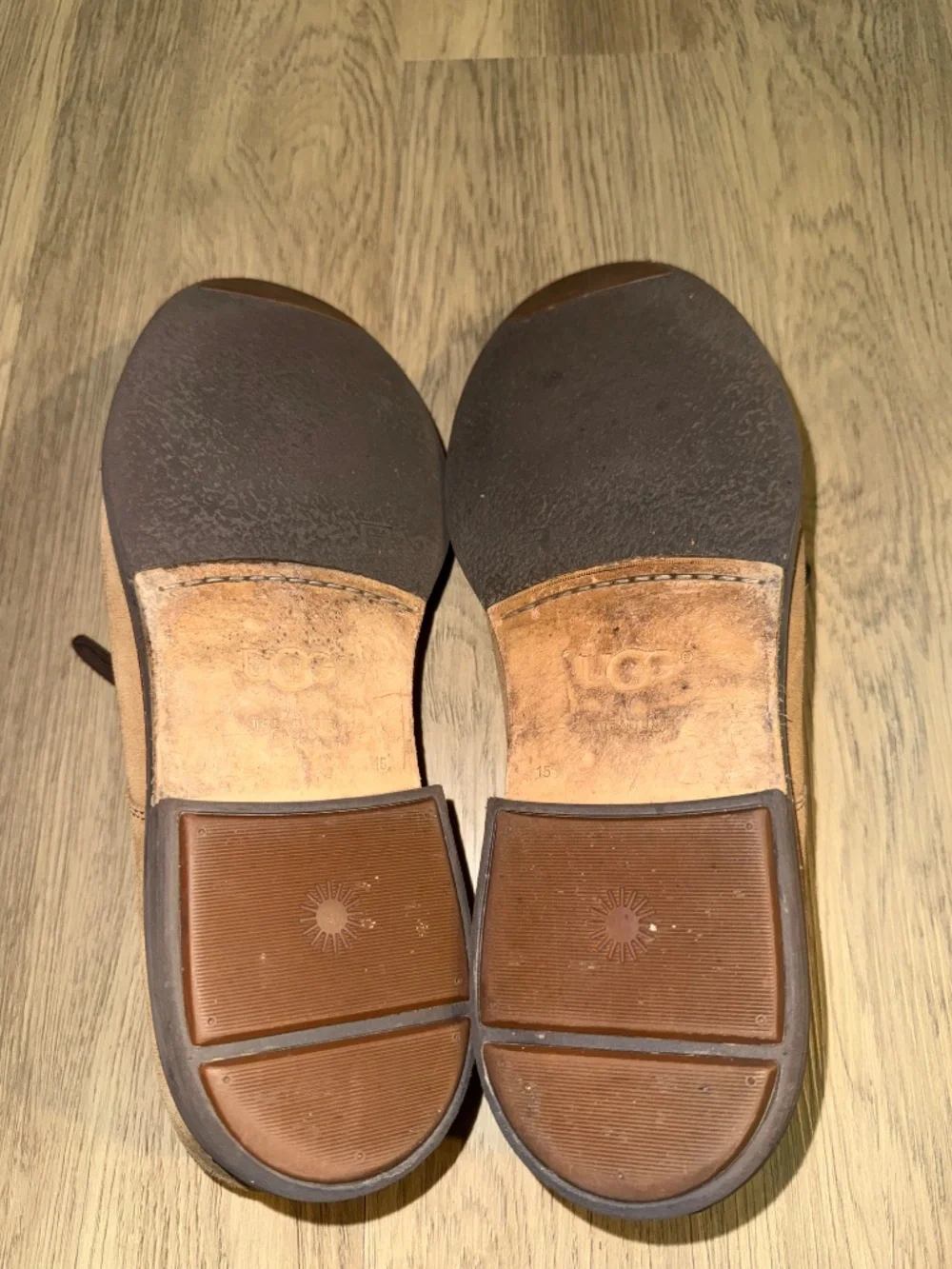 UGG Mens Chestnut Suede Derby Oxford‎ Shoes Comfort System Casual Lace Up